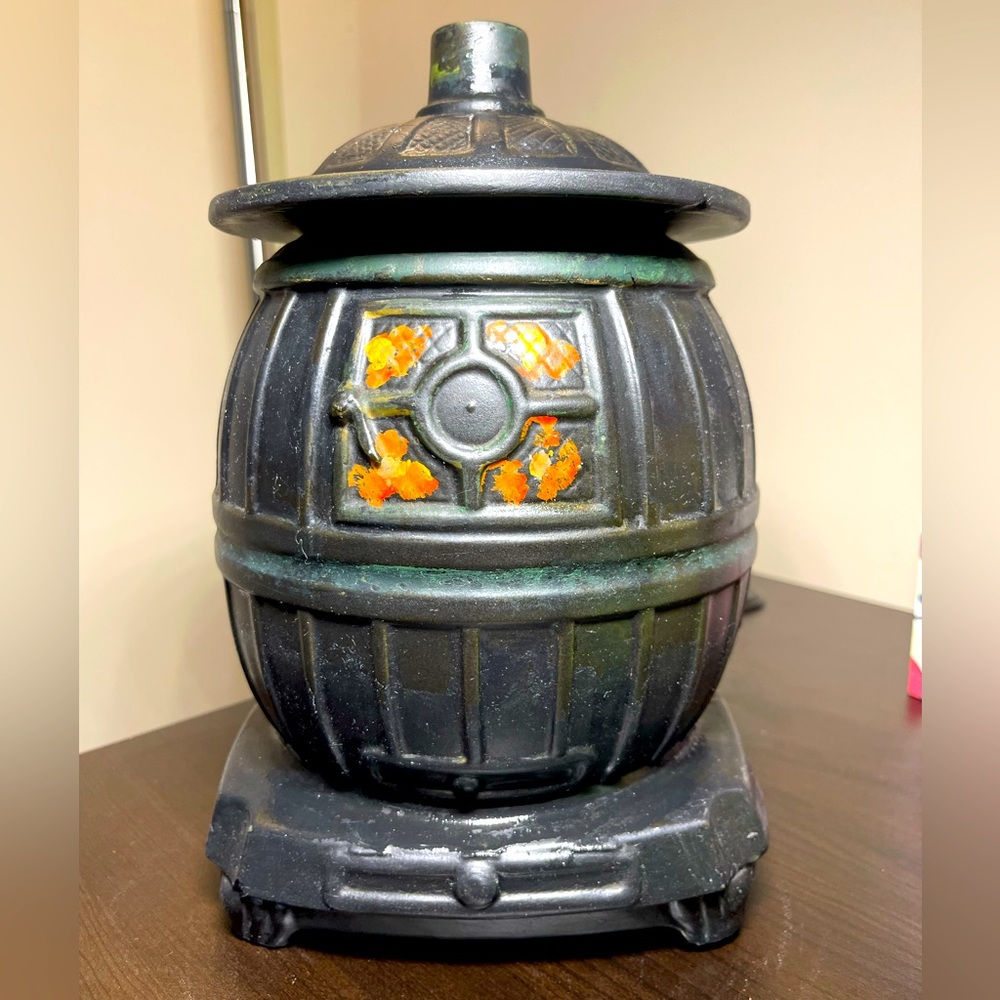 McCoy USA Cookie Jar Belly Stove